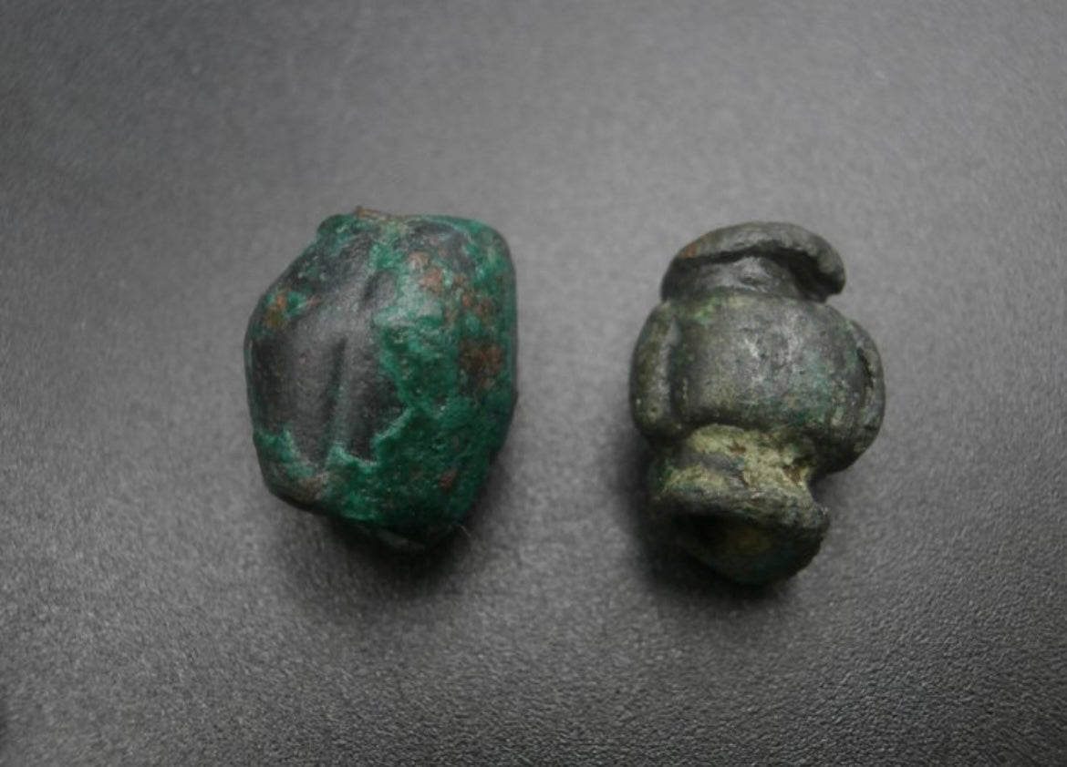 Four beads from the Bronze Age - Koban Culture