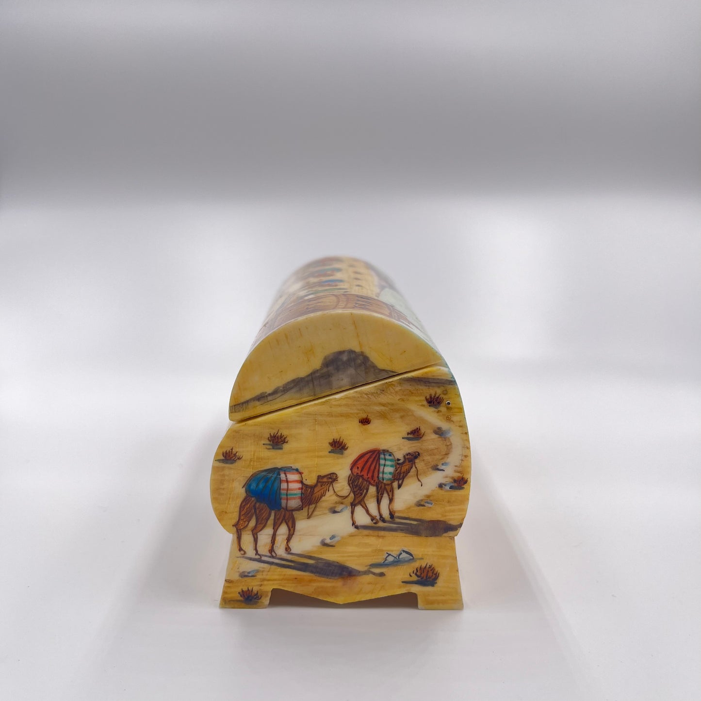 Persian Hand painted camel bone box