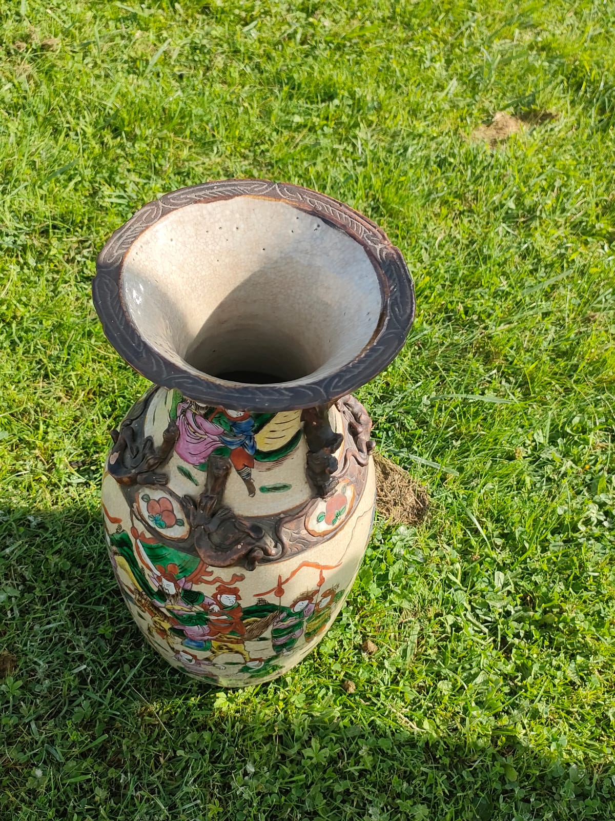 Baluster Nanjing Porcelain Vase - China -19th century