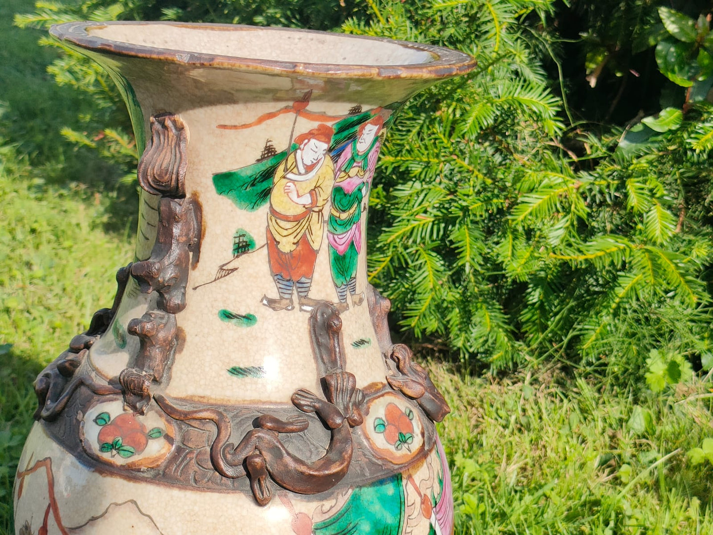 Baluster Nanjing Porcelain Vase - China -19th century