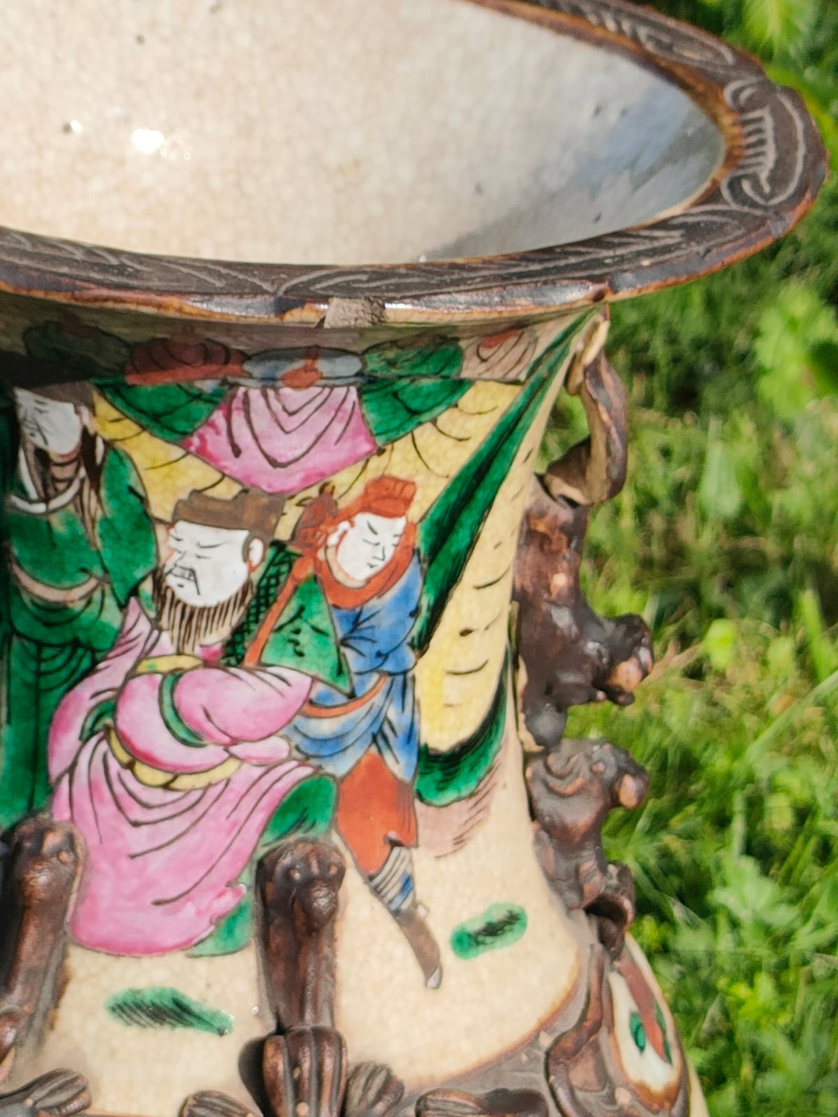 Baluster Nanjing Porcelain Vase - China -19th century