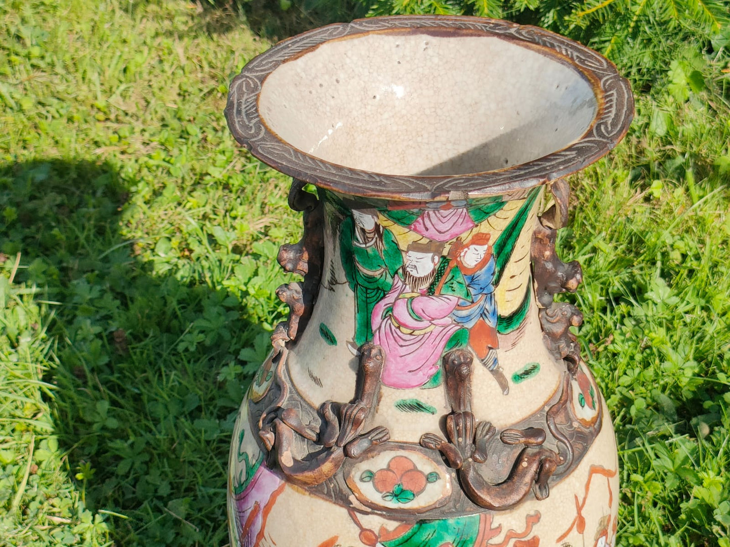 Baluster Nanjing Porcelain Vase - China -19th century