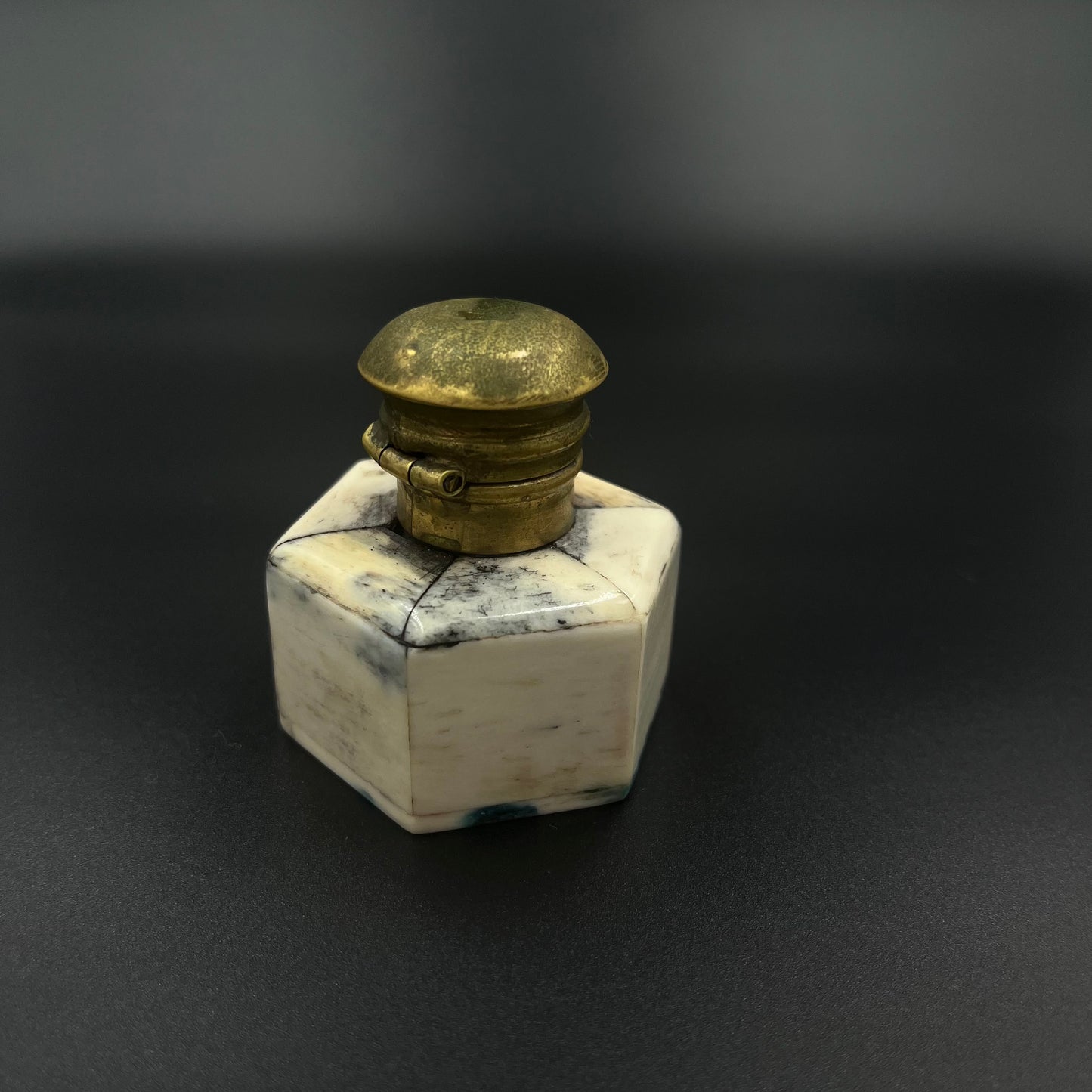 Ivory inkwell