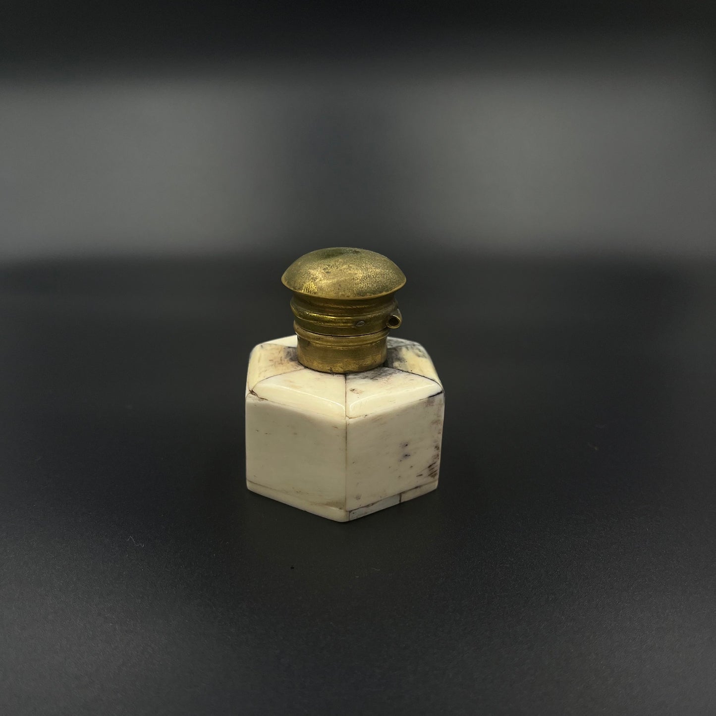 Ivory inkwell