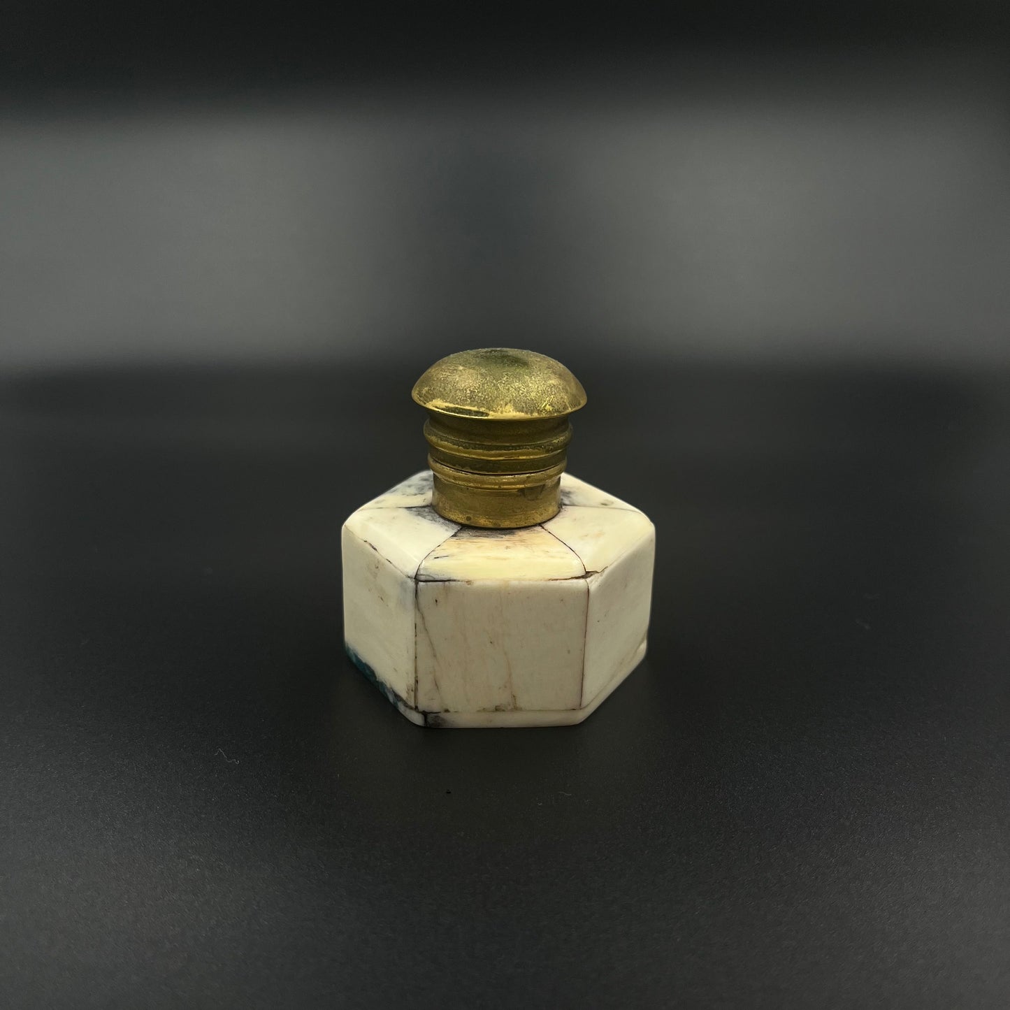 Ivory inkwell