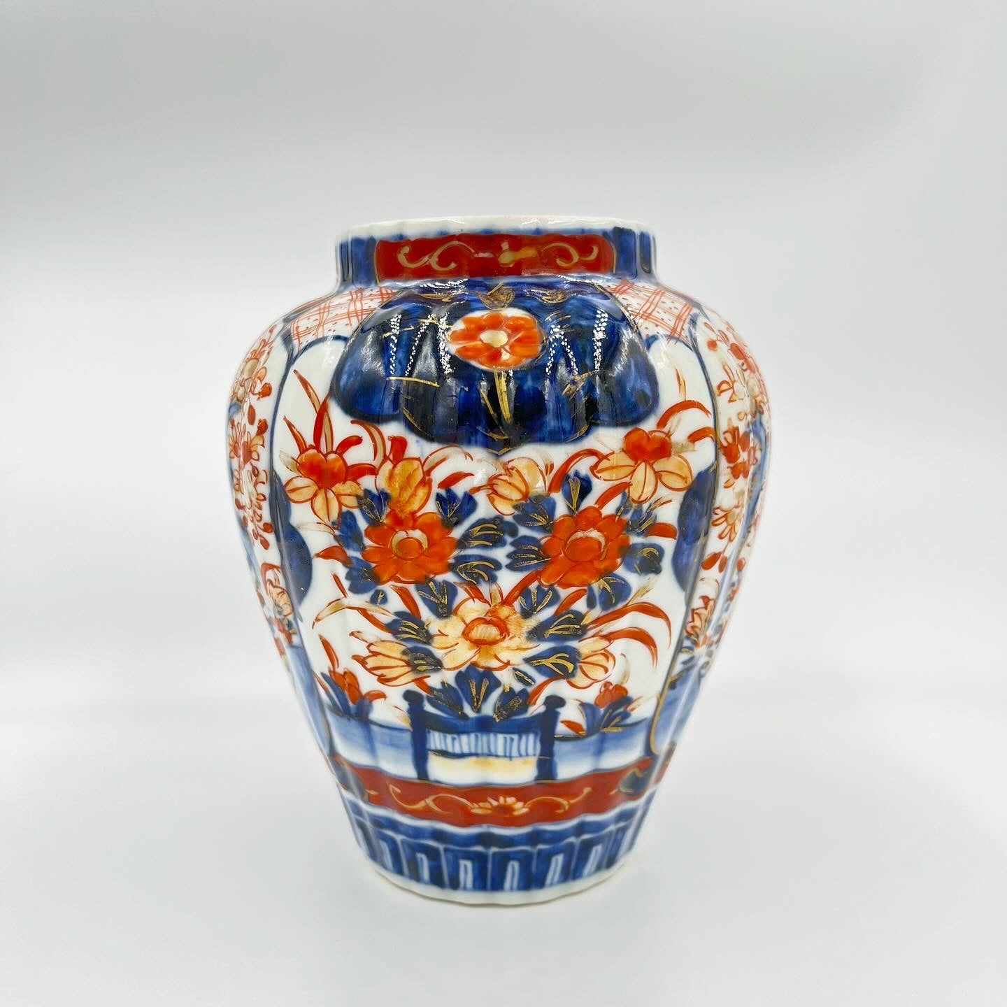 Vase En Porcelaine Imary - Japon - Période Meiji