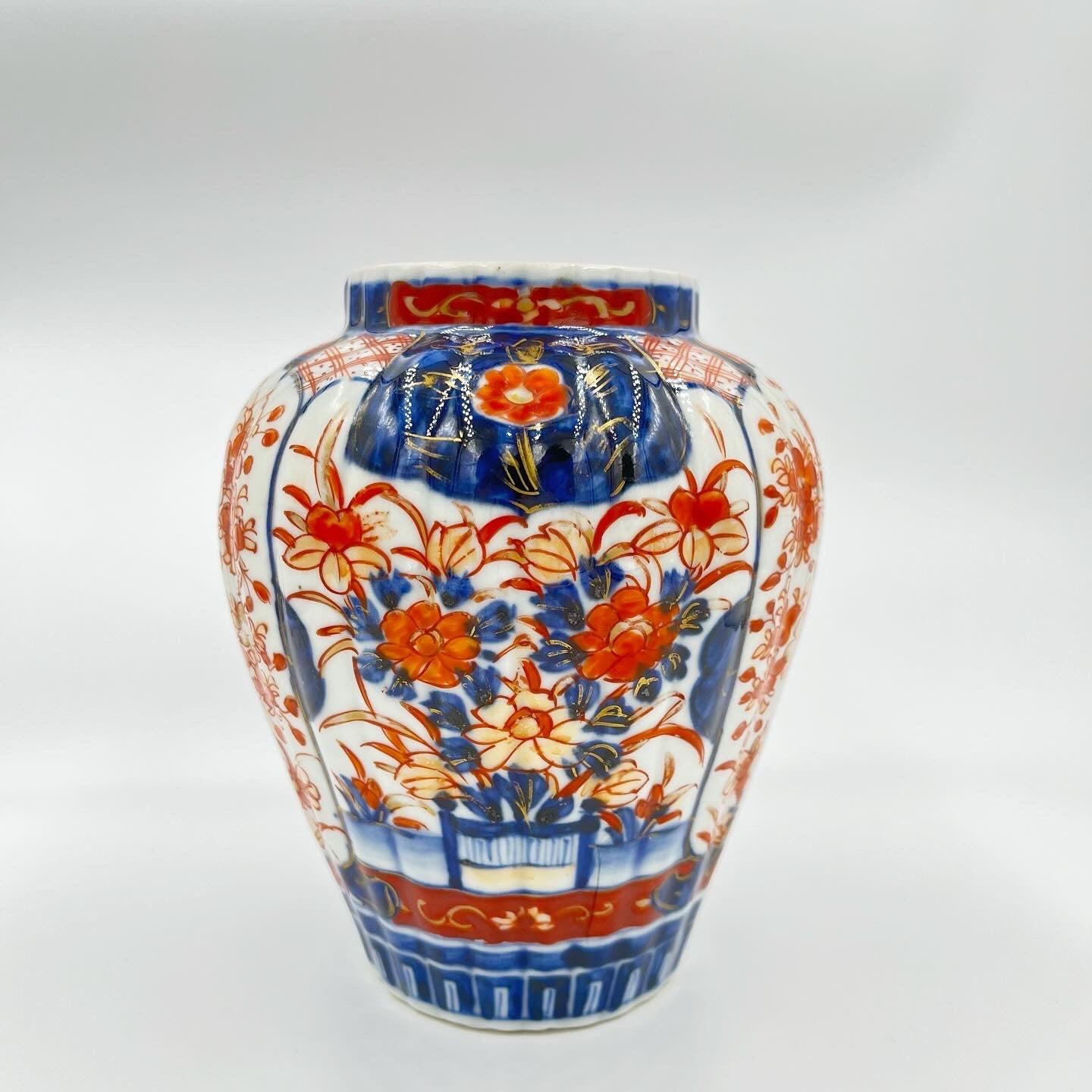 Vase En Porcelaine Imary - Japon - Période Meiji