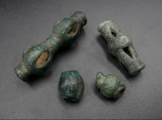 Four beads from the Bronze Age - Koban Culture