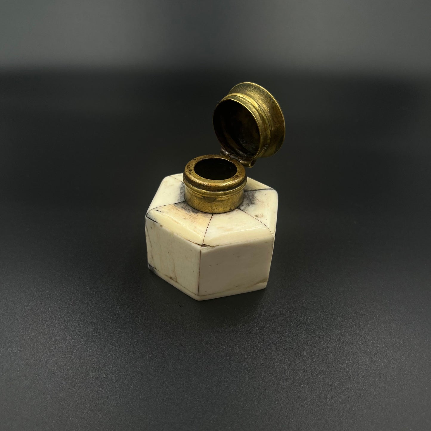 Ivory inkwell