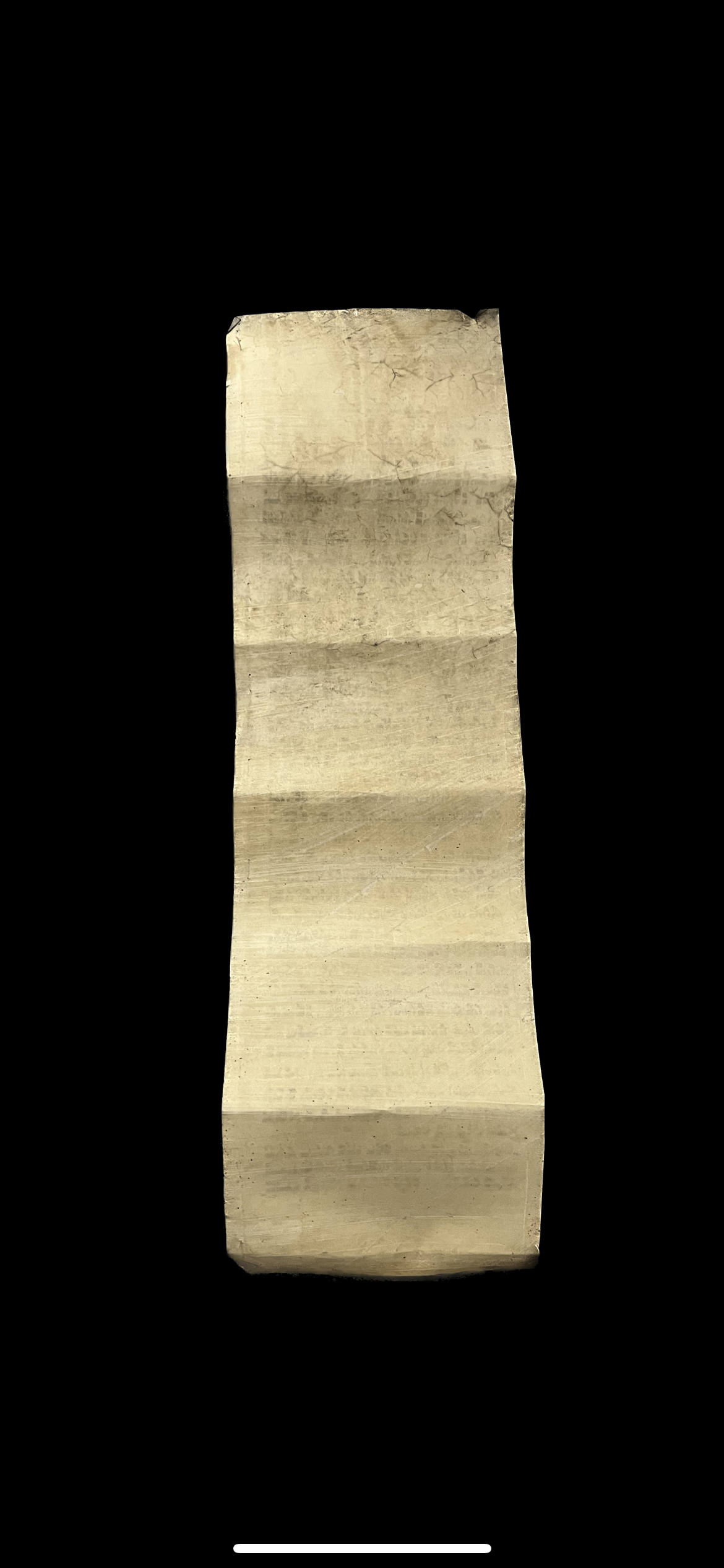 Torah Scroll Hand Written On Genuine Parchment - Ashkenaz script 350 years old Europe